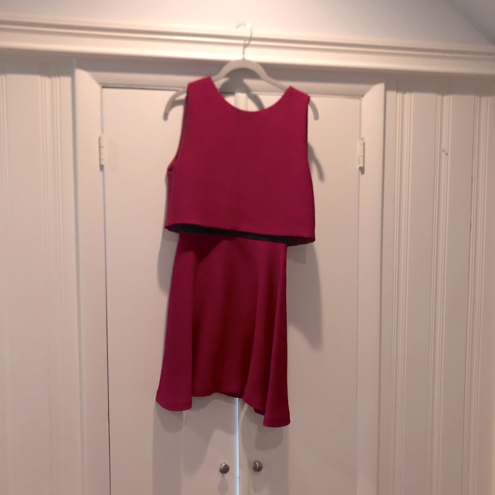 Maje Rasberry Mini Dress